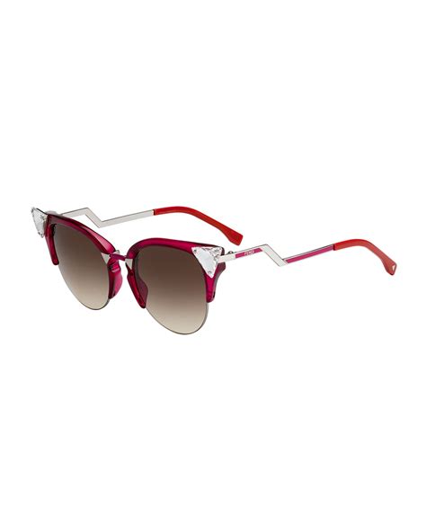 fendi iridia crystal sunglasses|Fendi Iridia Cat.